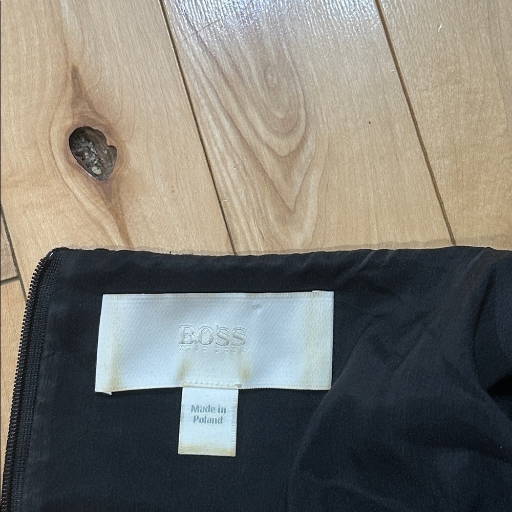 Hugo Boss Black Ribbed Dress - Picture 4 of 11